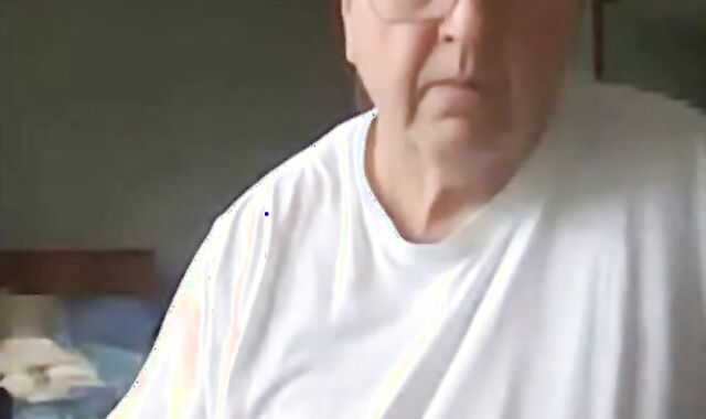 Mature Daddy Strokes His Big Cock on Webcam