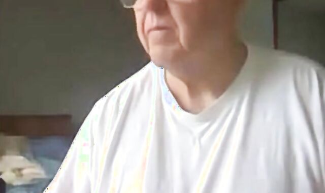 Mature Daddy Strokes His Big Cock on Webcam