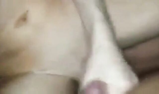 Amateur Bareback Masturbation with Boyfriend