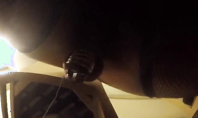 Thick CD Maid Pleases in Amateur Blowjob Video 2