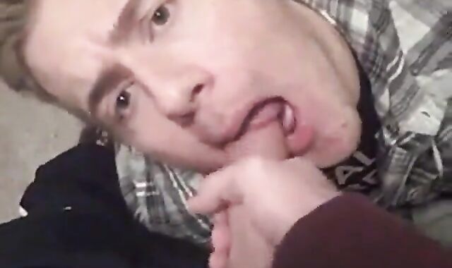 Twink Amateur Swallows a Big Cock's Load 2