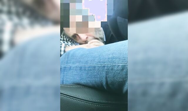 Daddy Sucks Big Cock Outdoors