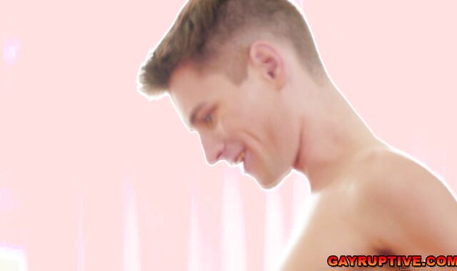 Twink Takes BBC in Shower and Bed