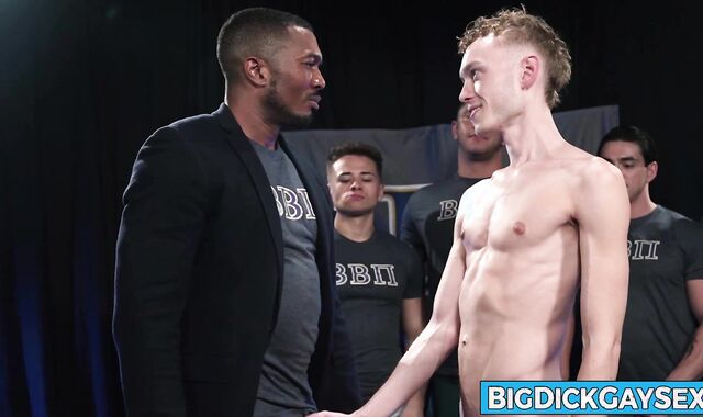 Masked Pledge Lucky Banks Frat Orgy