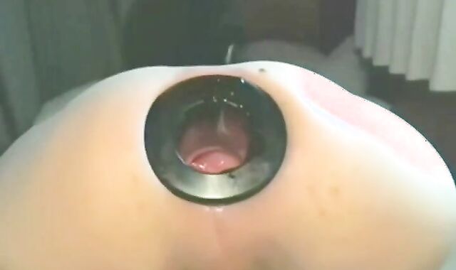 Sissy Gaping Hole Stretched and Fucked by Sex Toy