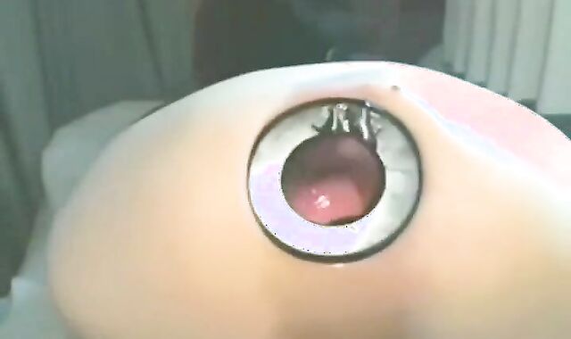 Sissy Gaping Hole Stretched and Fucked by Sex Toy
