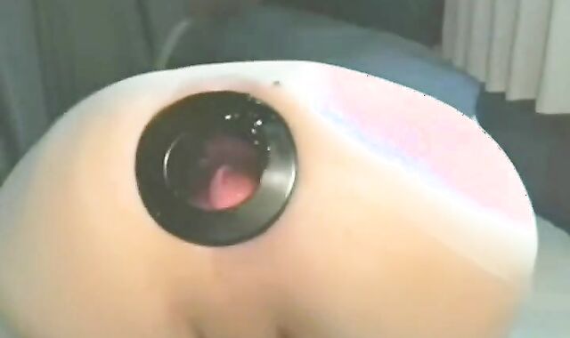 Sissy Gaping Hole Stretched and Fucked by Sex Toy