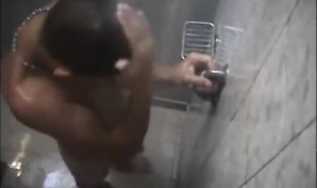 Gay Solo: Boy shower jerk off