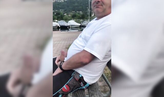 Amateur Daddies Handjob 2