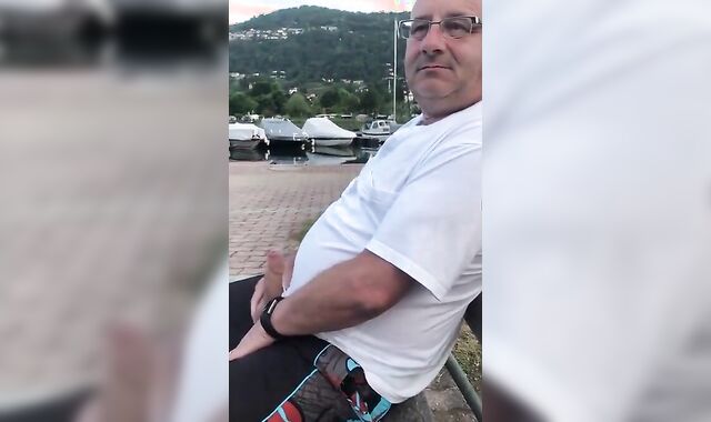 Amateur Daddies Handjob 2