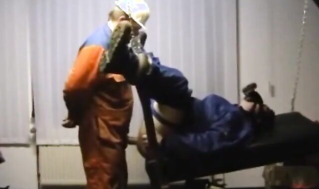 Bearded Daddy Barebacks Worker