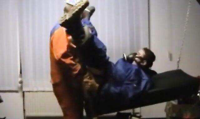 Bearded Daddy Barebacks Worker