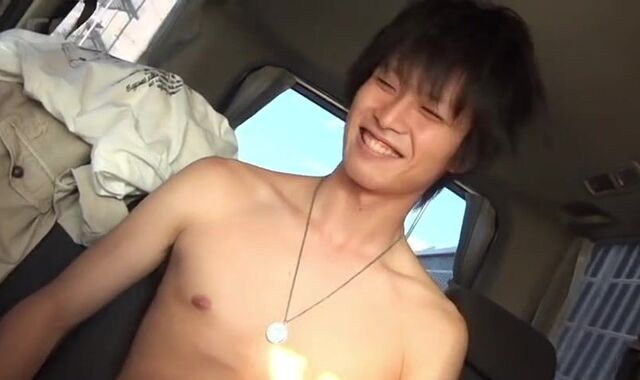 Gay Solo: Having a wank while going for a ride