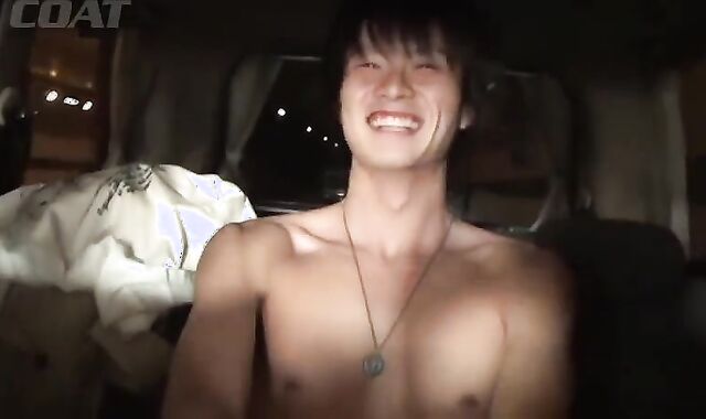 Gay Solo: Having a wank while going for a ride