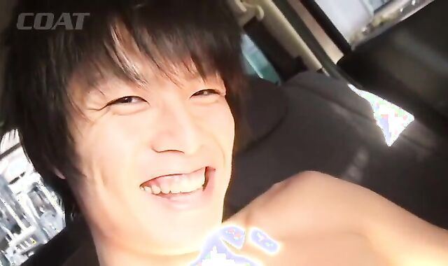 Gay Solo: Having a wank while going for a ride