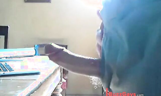 Grandpa Strokes His Cock 3
