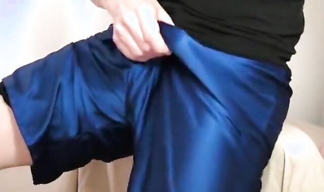 Gay Amateur: Enjoying my Nike Jordan bbshorts