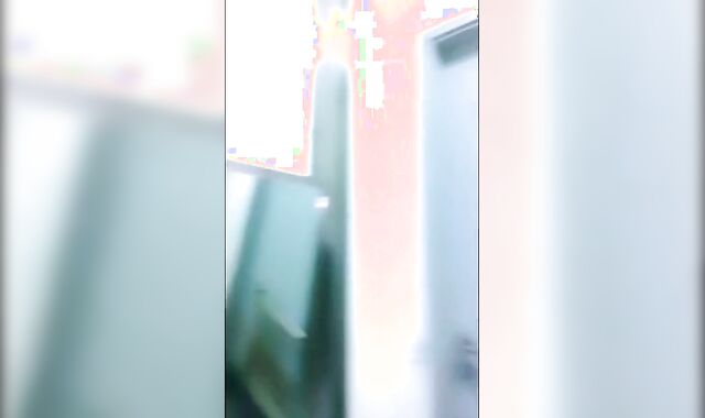 Asian Crossdresser Masturbates in Restroom