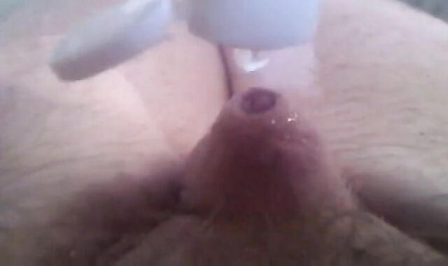 Stroking My Tiny Dick with a Monkey Spanker!