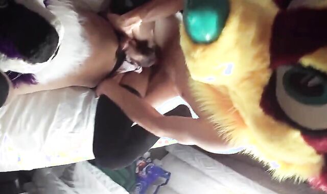 Revy and Blaise's Interracial Bareback Amateur Video