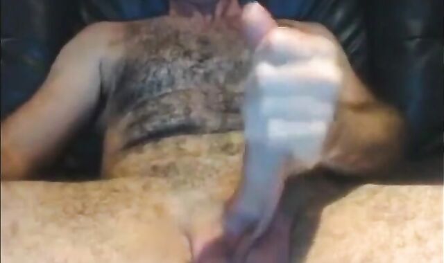 Big-Cock Daddy Strokes and Shoots 2
