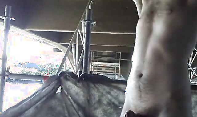 Construction Cock: Outdoor Handjob 2