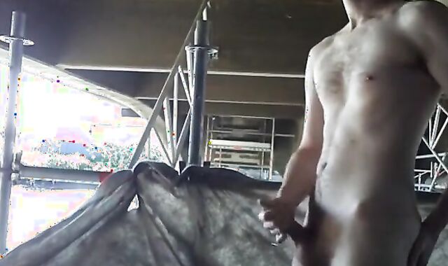 Construction Cock: Outdoor Handjob 2
