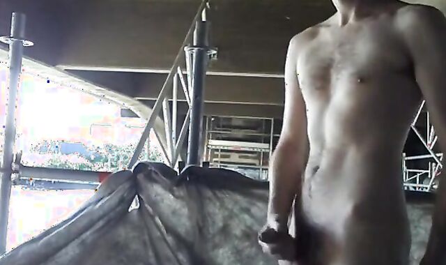 Construction Cock: Outdoor Handjob 2
