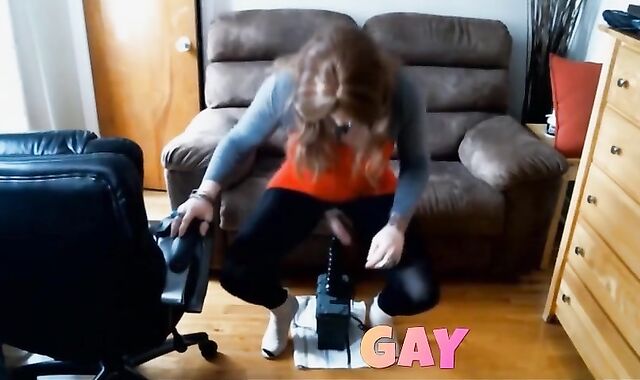 Huge Anal Toy Play for Crossdresser 2