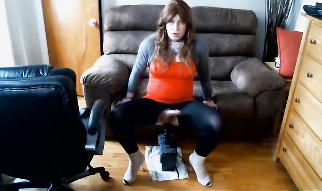 Huge Anal Toy Play for Crossdresser 2