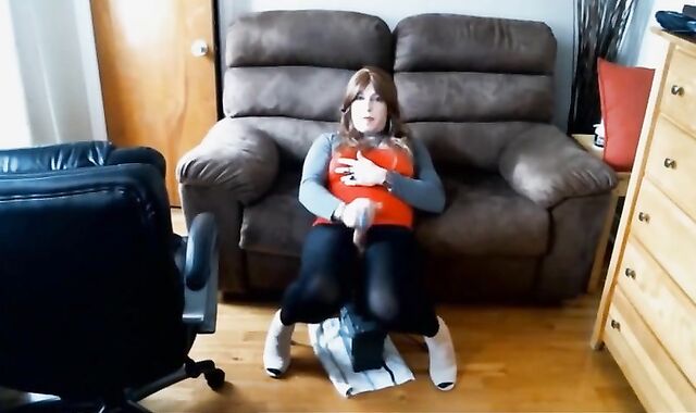 Huge Anal Toy Play for Crossdresser 2
