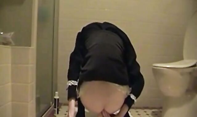 Sissy Maid Plays with Her Dildo 5
