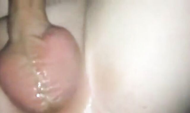 Sissy Crossdresser Explodes from Bareback Fuck