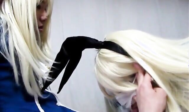 Asian Crossdresser Blowjob and Sex Toy Fun 2
