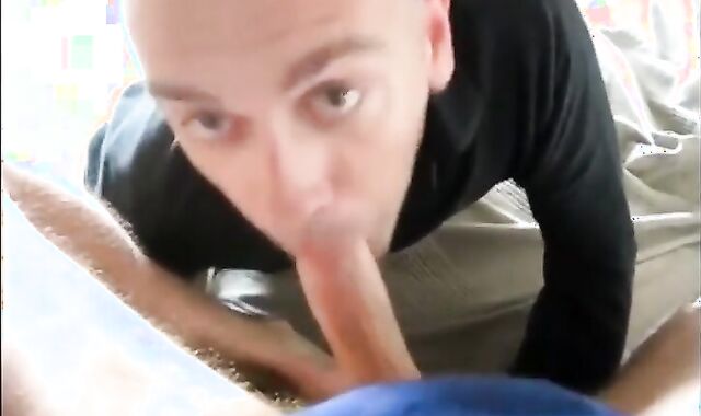 Big Cock Blowjob and Cum Swallowing