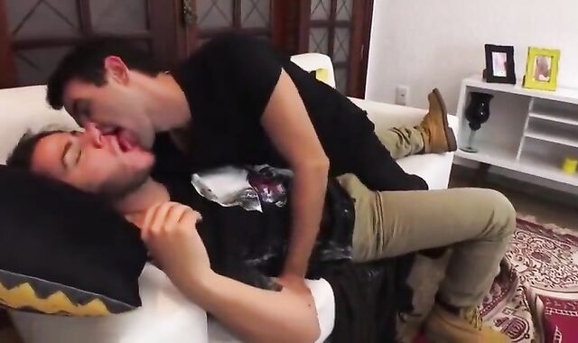 Brazilians Guys Deep Tongue Kissing Tongue Sucking