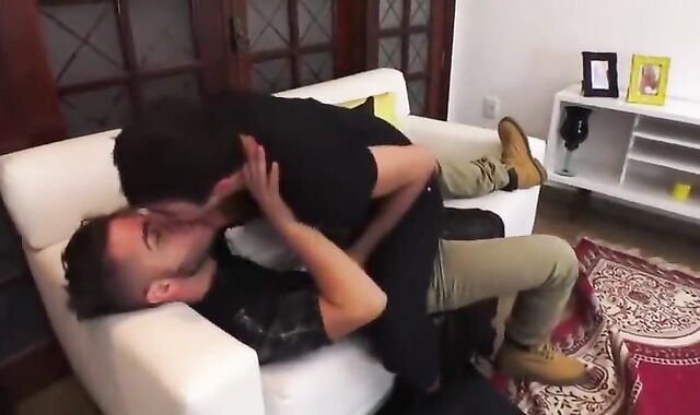 Brazilians Guys Deep Tongue Kissing Tongue Sucking
