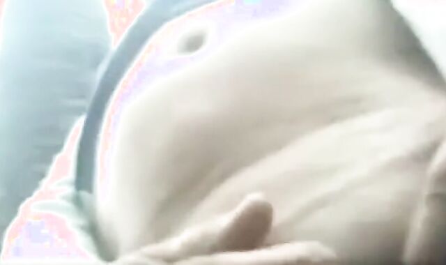 Old Man Strokes His Uncut Cock Outdoors