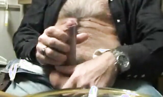 Bearded Daddy Strokes Solo