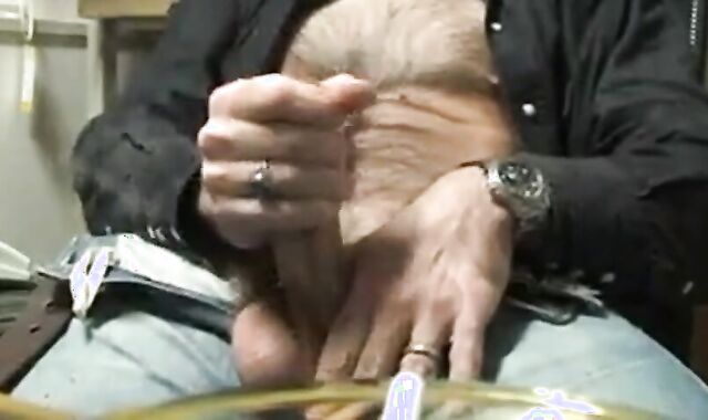 Bearded Daddy Strokes Solo