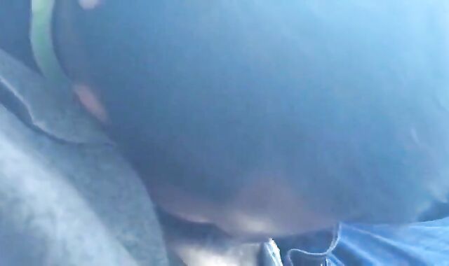 Twink Sucks Big Cock in a Car