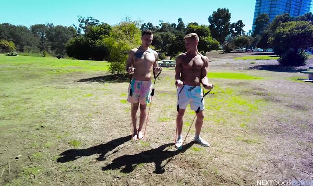 Next Door Mates: Jock Sweat & Smacks: Jayden & Justin