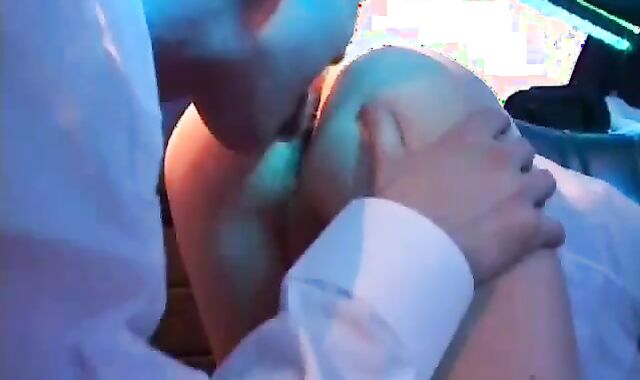 Limousine threesome moist