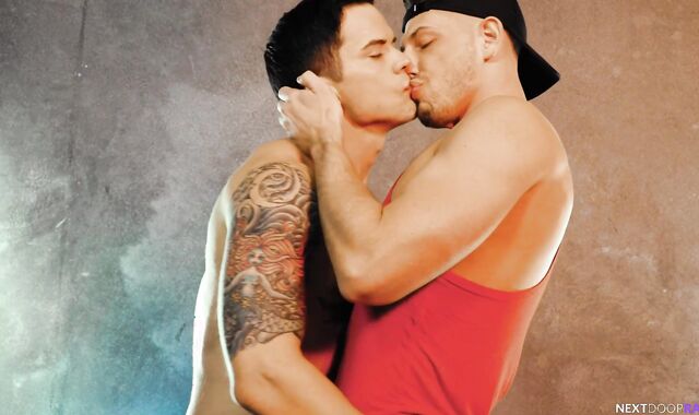 NextDoorRaw - Inked caucasian queer lusts jamming rock-hard