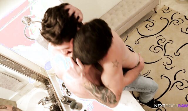 Next Door Moist: Ex-Boyfriends Reunite for Wet Buttfuck