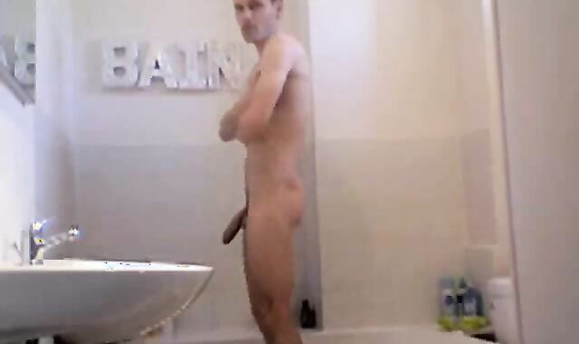 lewd Hairy men In Douche nine