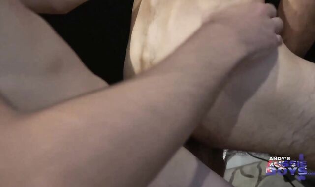 AndysAussieBoys - James and Don money-shot