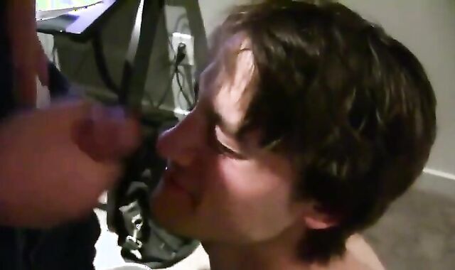 Twink Spits Out My Cum After a Big-Cock Blowjob 2