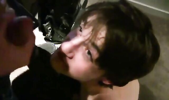 Twink Spits Out My Cum After a Big-Cock Blowjob 2