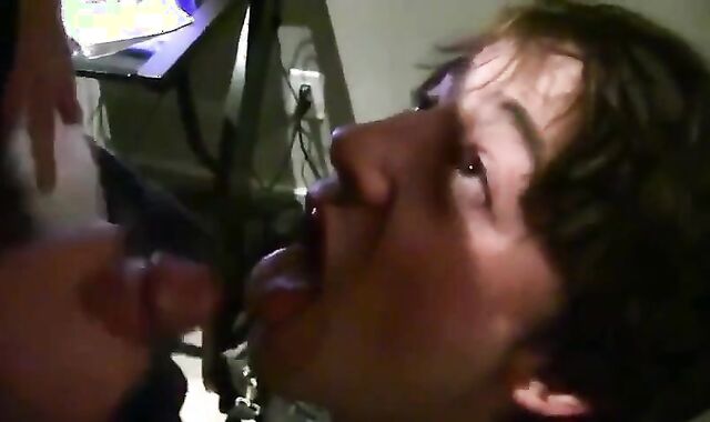 Twink Spits Out My Cum After a Big-Cock Blowjob 2
